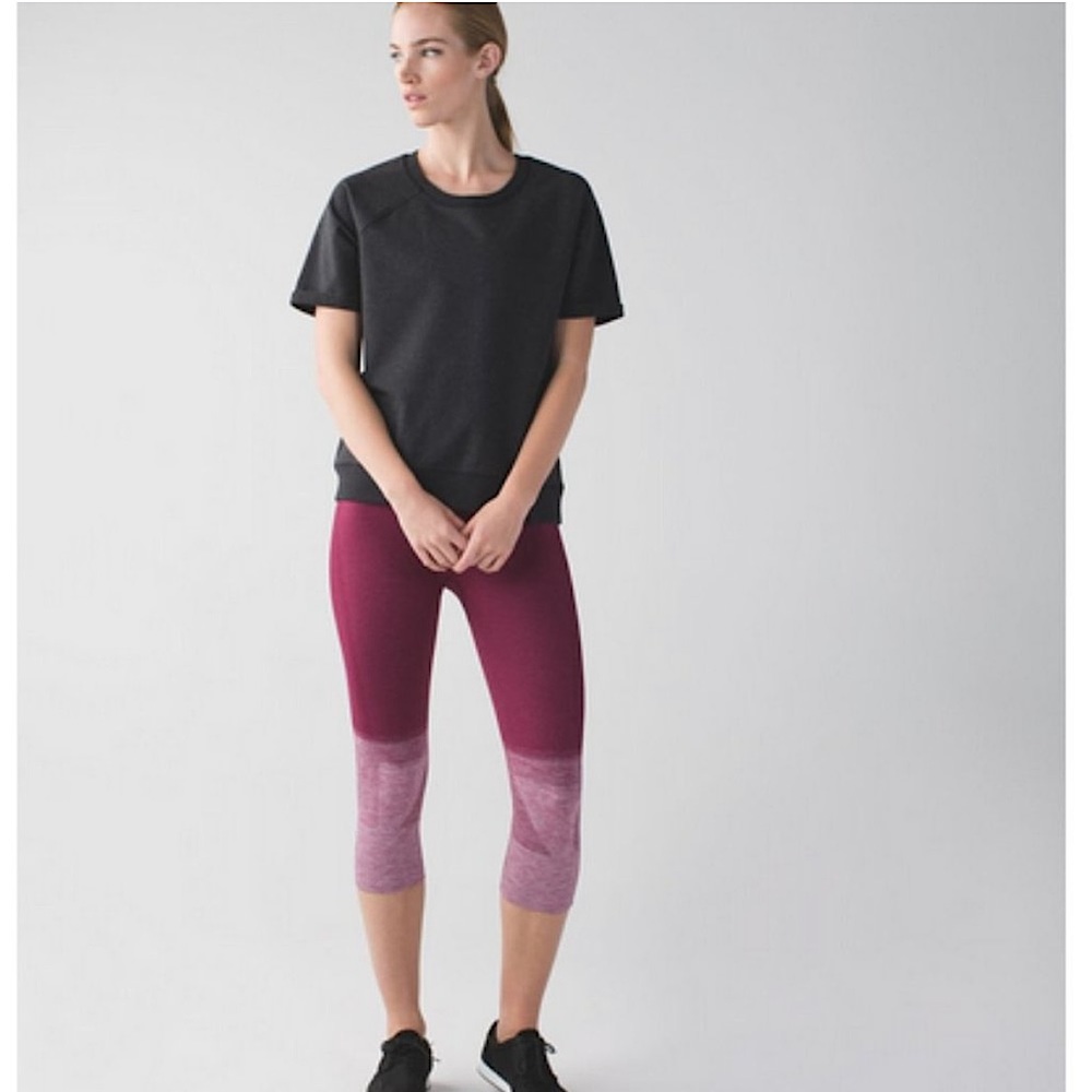 Lululemon Seamlessly Street Crop size 12